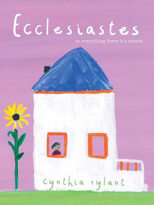 Title details for Ecclesiastes by Cynthia Rylant - Available